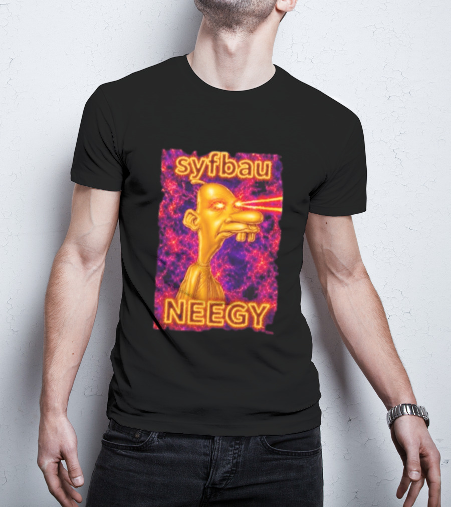 Syfbau Neegy Laser Eyes T-Shirt