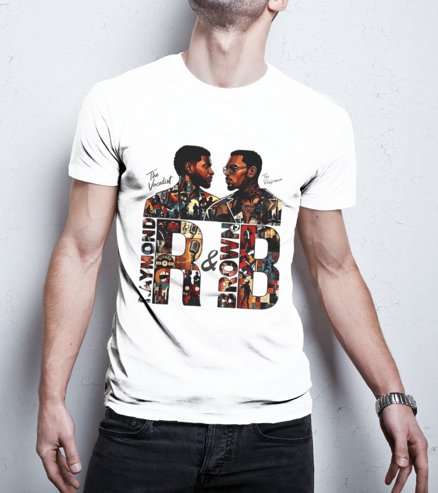 Usher Chris Brown Raymond R And B Tour 2026 Concert Hip Hop The Vocalist The Performer T-Shirt