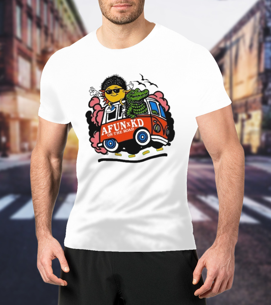 Kitchen Dwellers Andy Frasco AFUN X KD Tour 2026 On The Road Bus Adventure T-Shirt