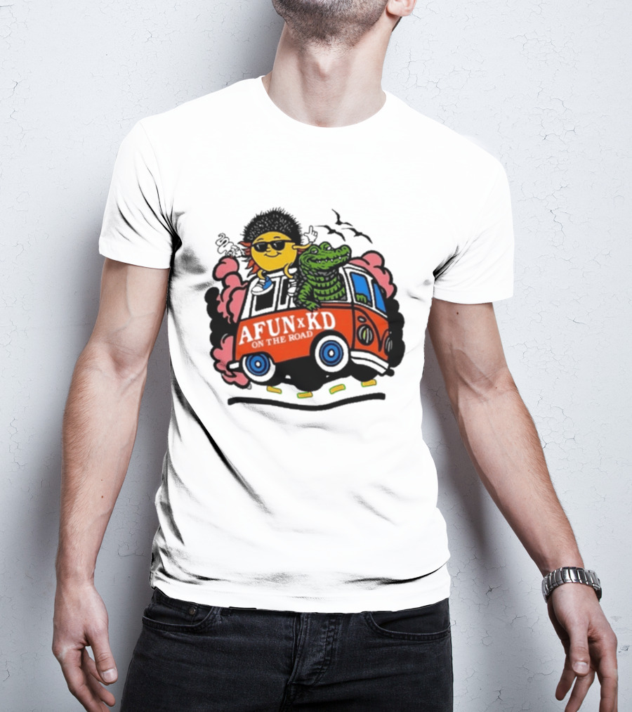 Kitchen Dwellers Andy Frasco AFUN X KD Tour 2026 On The Road Bus Adventure T-Shirt