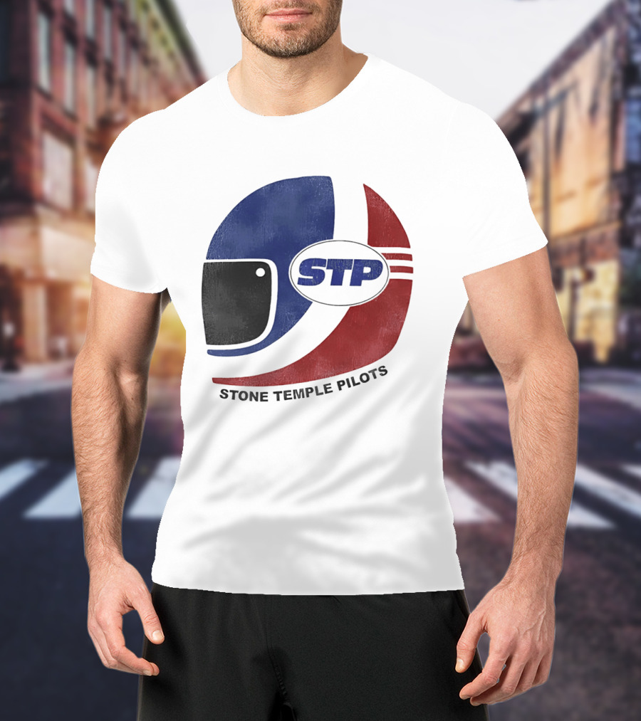 Stone Temple Pilots STP Helmet T-Shirt