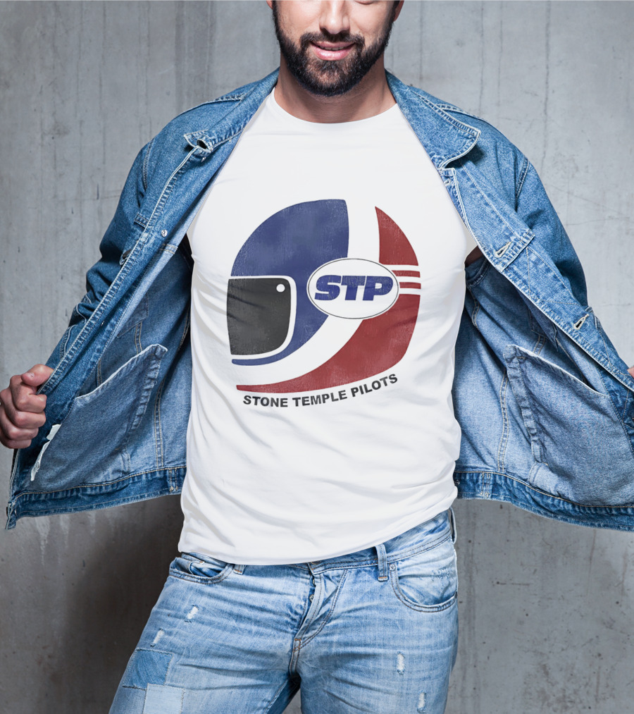 Stone Temple Pilots STP Helmet T-Shirt