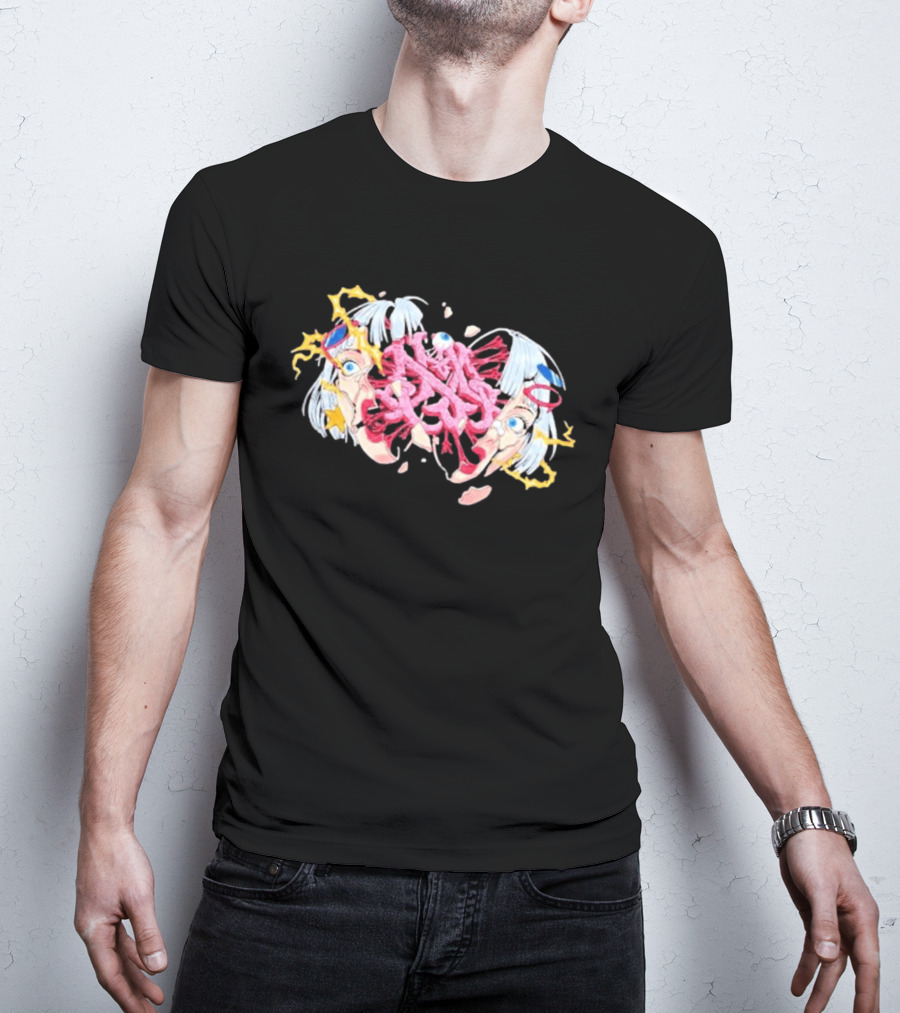 Hghmnds Head Split Surreal Pop Art Explosion T-Shirt
