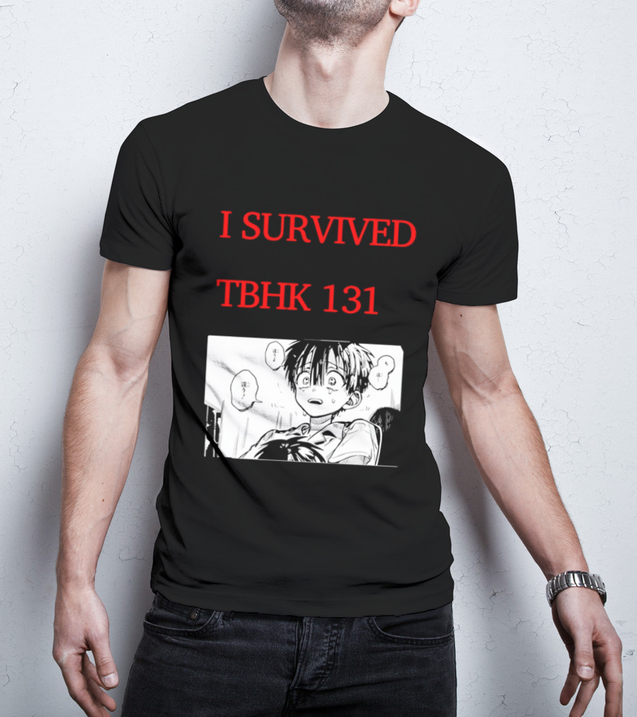 I Survived Tbhk 131 Crying Boy Manga Panel Japanese Comic Scene T-Shirt