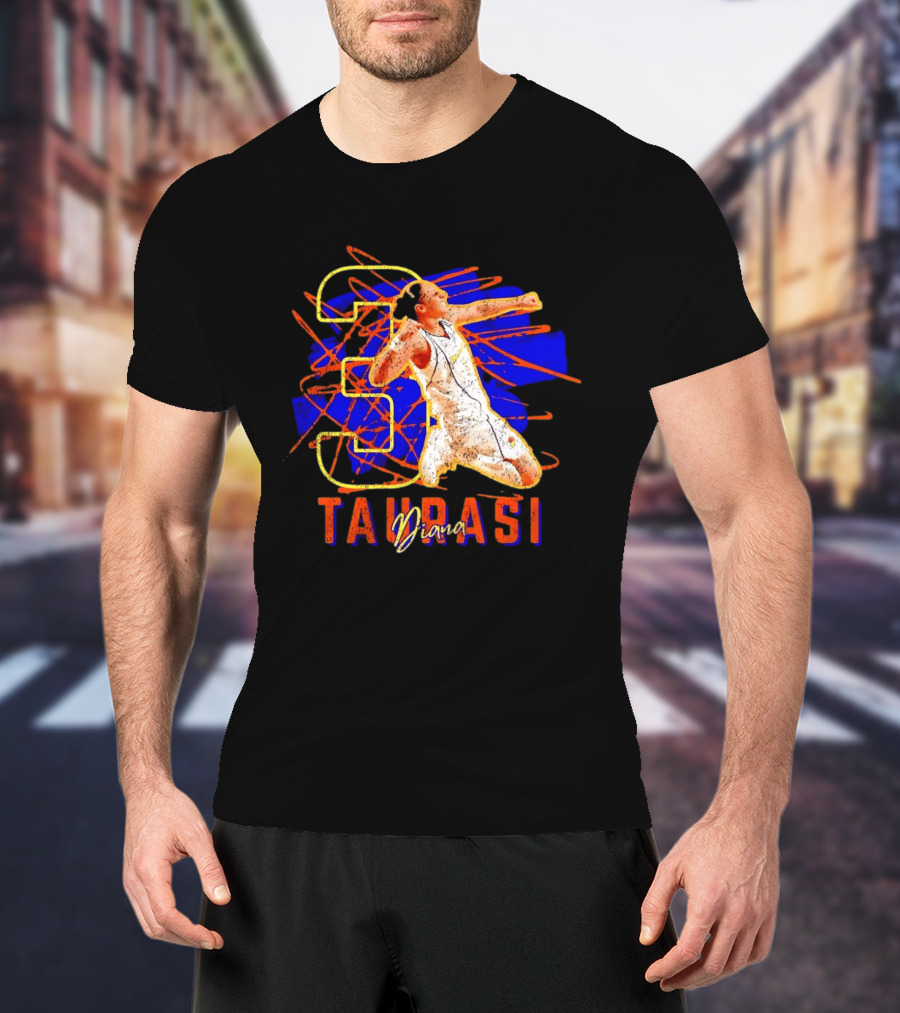 Diana Taurasi No 3 Phoenix Mercury WNBA Basketball T-Shirt
