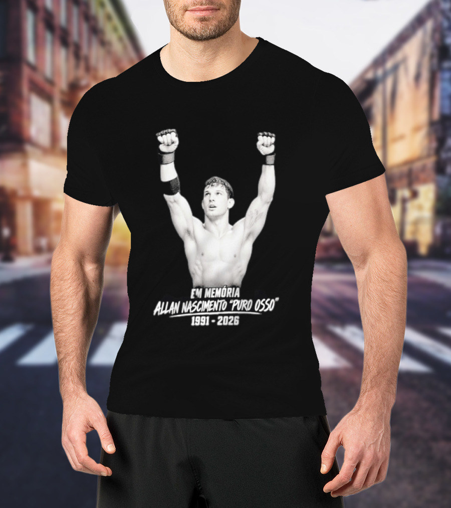 Ian Machado Garry Em Memória Allan Nascimento Puro Osso 1990 2026 T-Shirt