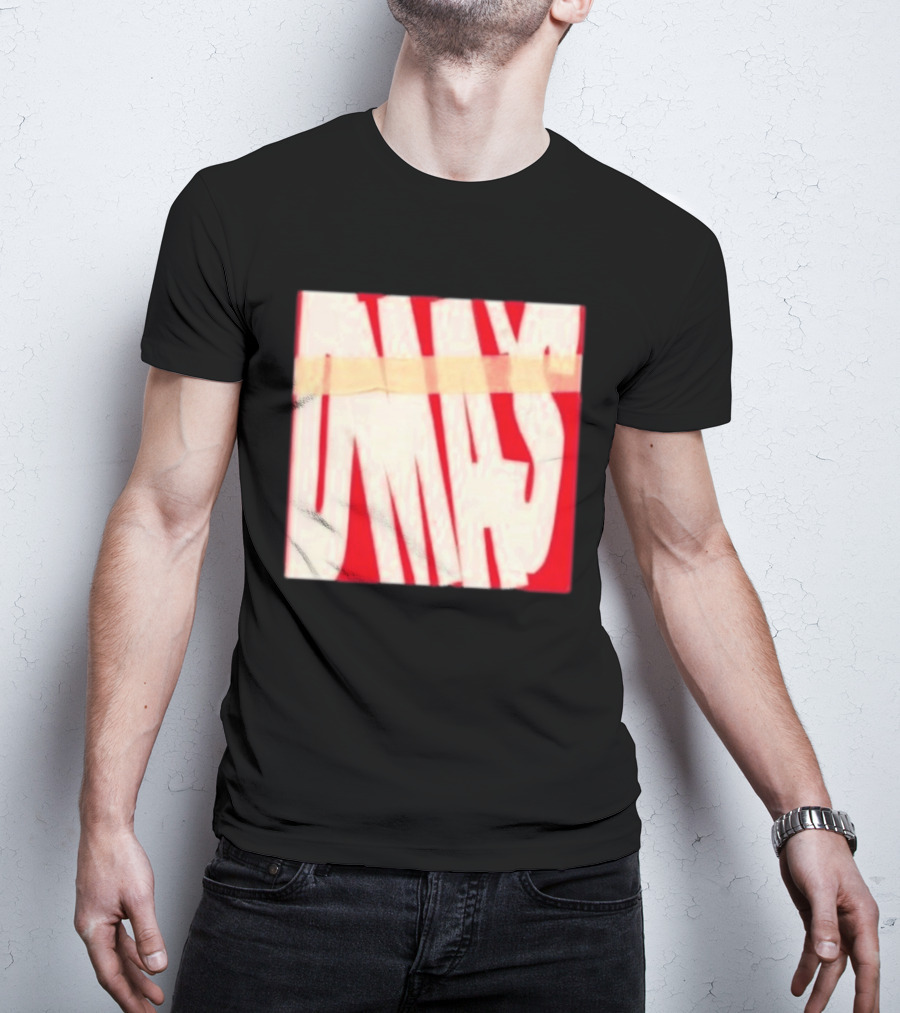DMA's DMA's Album Cover Art Distorted Red White T-Shirt