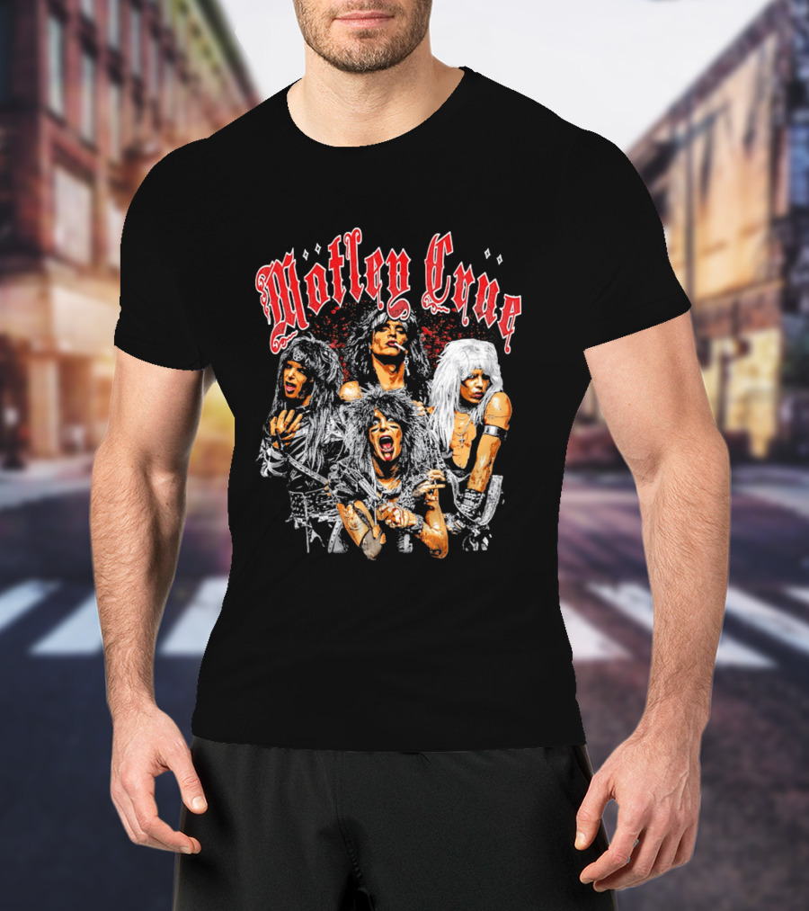 Mötley Crüe Classic Band Members T-Shirt