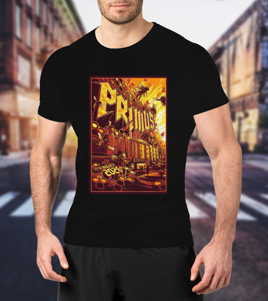 Primus O2 Victoria Warehouse Manchester UK 17th August 2026 T-Shirt