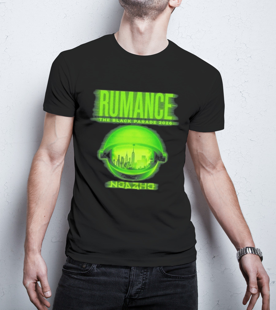 RUMANCE The Black Parade 2026 Neon Cityscape T-Shirt