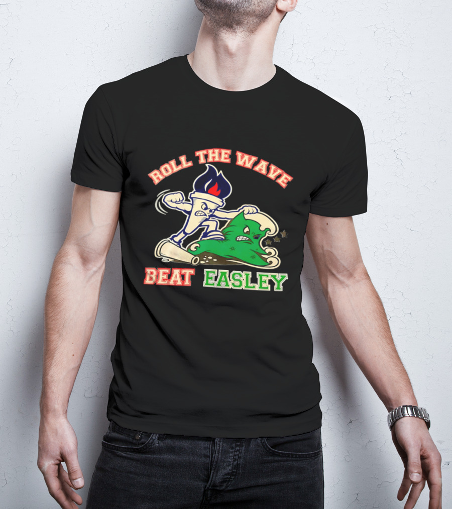 Roll The Wave Beat Easley Torch Green Wave T-Shirt
