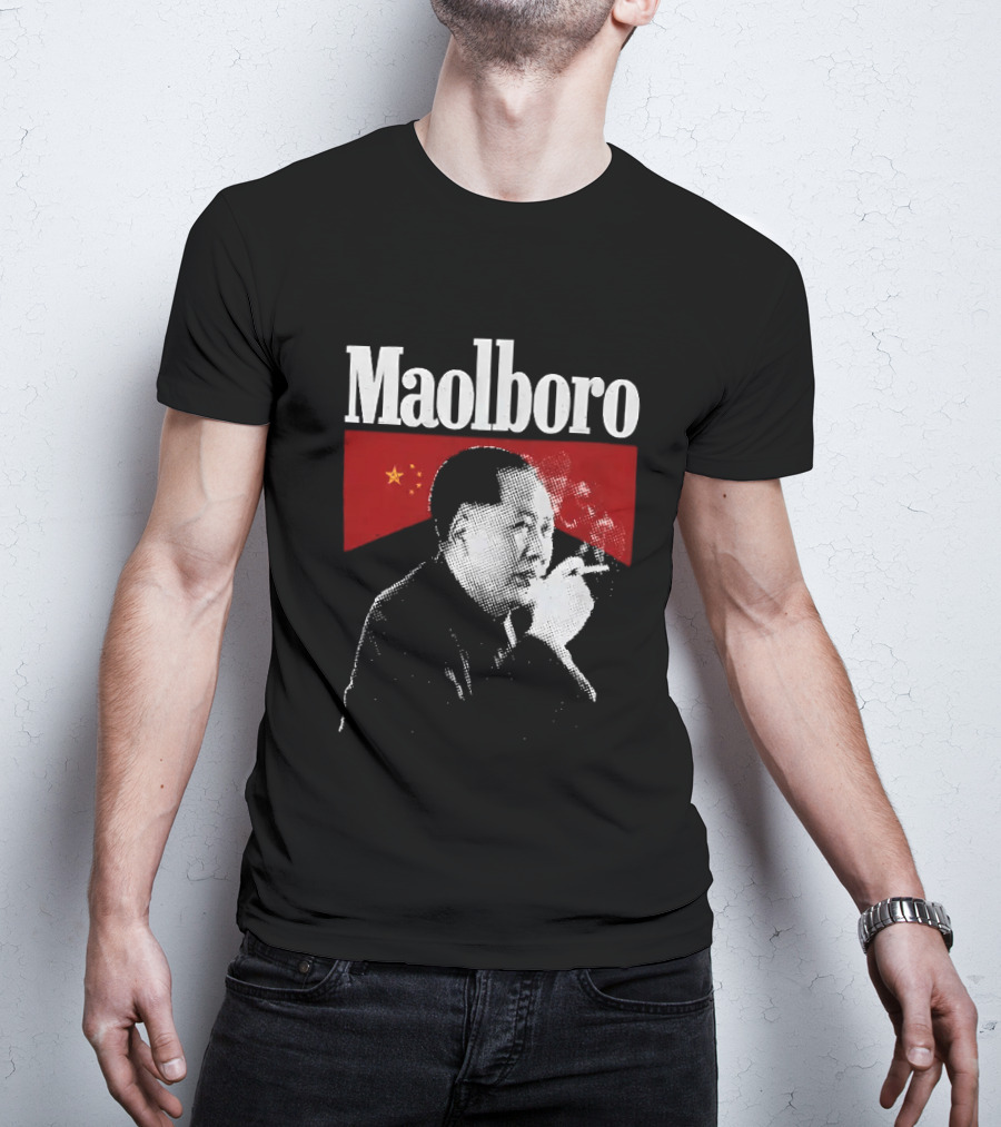 Maolboro Smoking Chairman Mao Zedong Communist T-Shirt