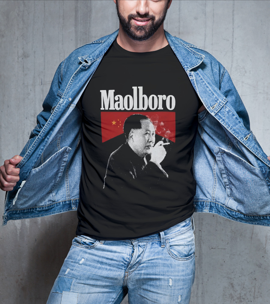 Maolboro Smoking Chairman Mao Zedong Communist T-Shirt