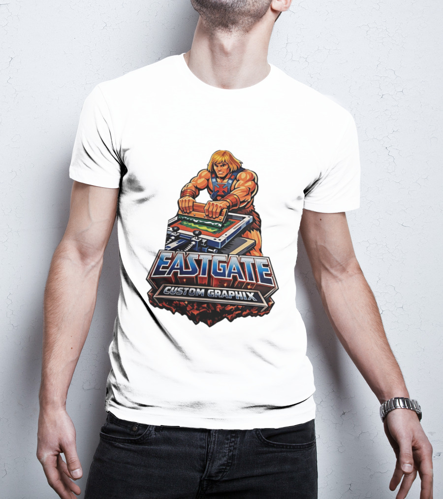 Eastgate Custom Graphix He Man Screen Printing T-Shirt