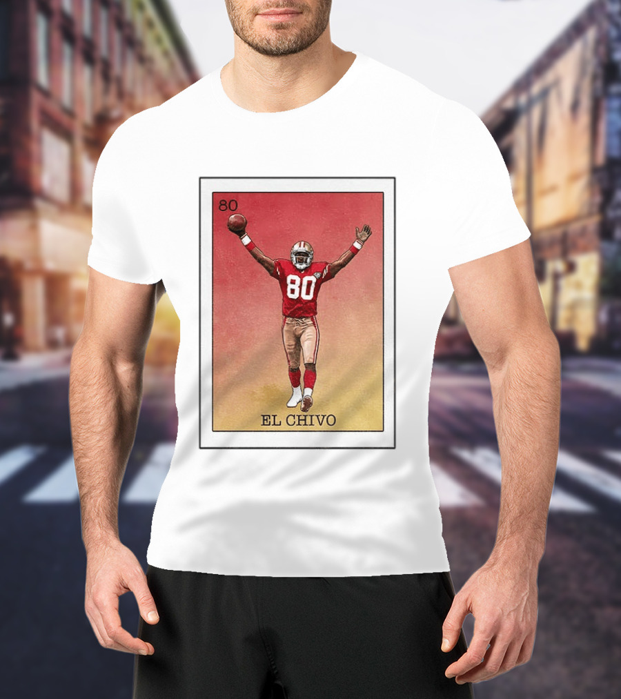 El Chivo 80 San Francisco 49ers Loteria Card T-Shirt