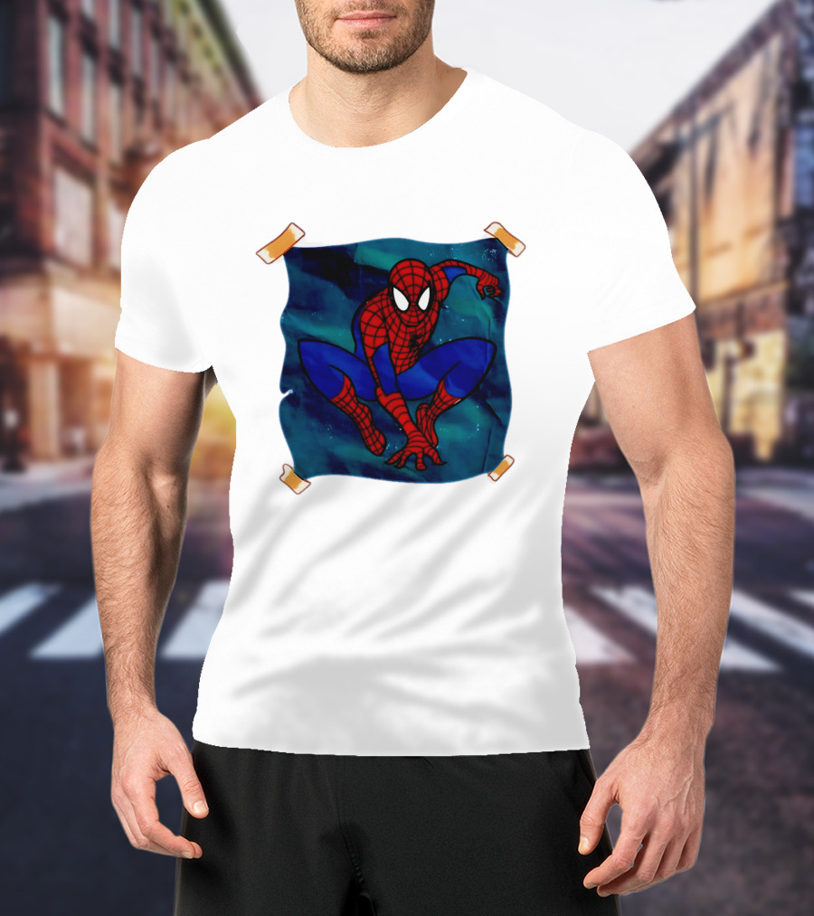 Spider Man Marvel Comics Superhero Iconic Action Pose T-Shirt