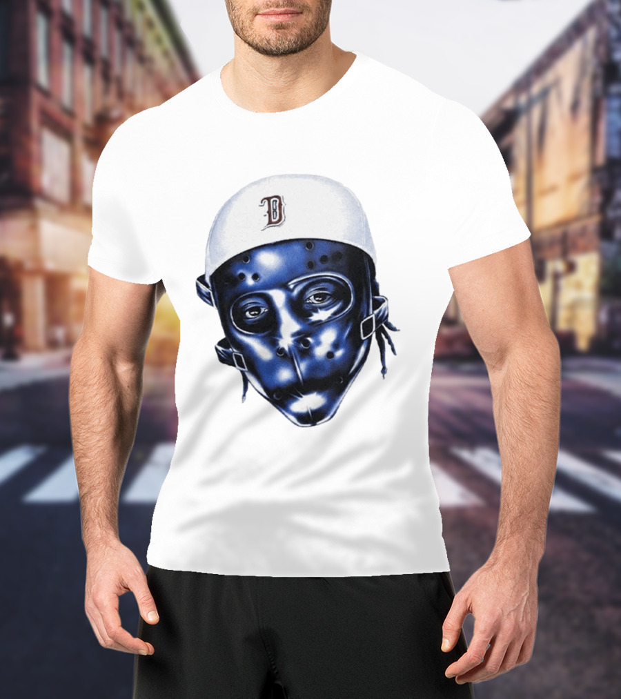 Stray Lee Know Concert Blue Hockey Mask D Cap T-Shirt