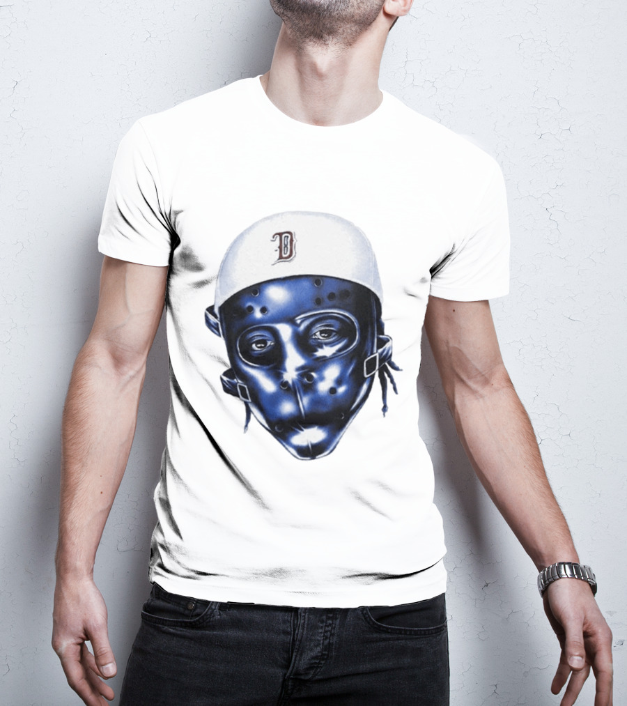 Stray Lee Know Concert Blue Hockey Mask D Cap T-Shirt