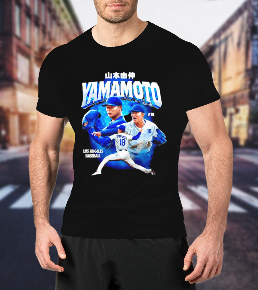Yamamoto #18 Los Angeles Baseball 2026 T-Shirt