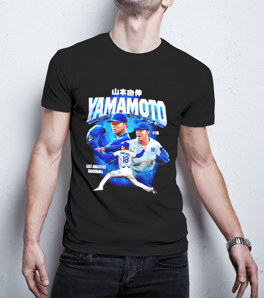 Yamamoto #18 Los Angeles Baseball 2026 T-Shirt