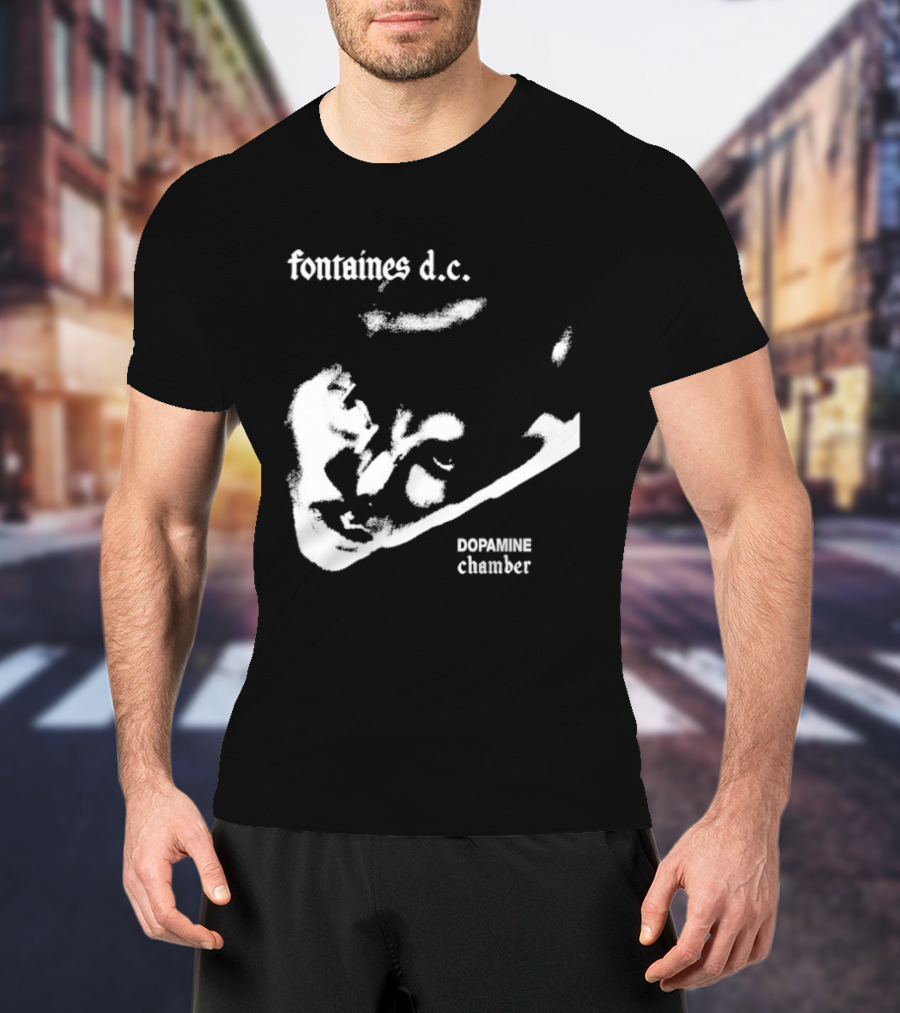 Fontaines D.C. Dopamine Chamber Black And White T-Shirt