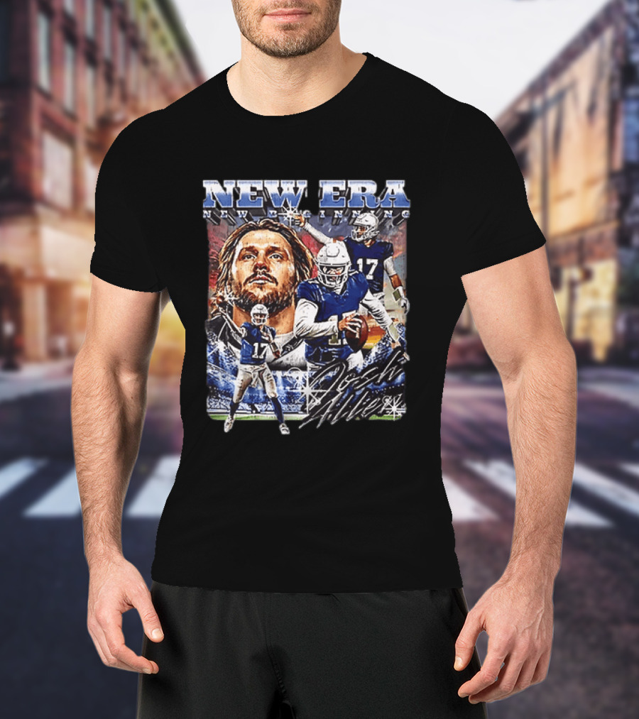 Josh Allen New Era New Beginning Buffalo Bills 17 T-Shirt