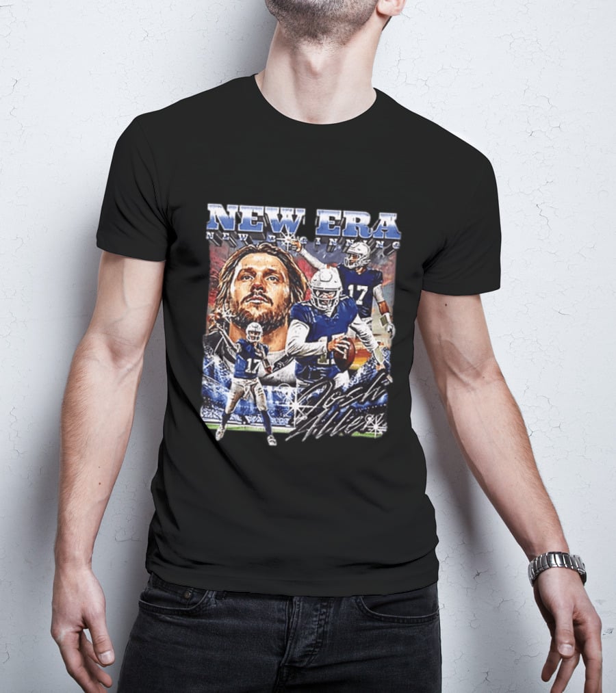 Josh Allen New Era New Beginning Buffalo Bills 17 T-Shirt