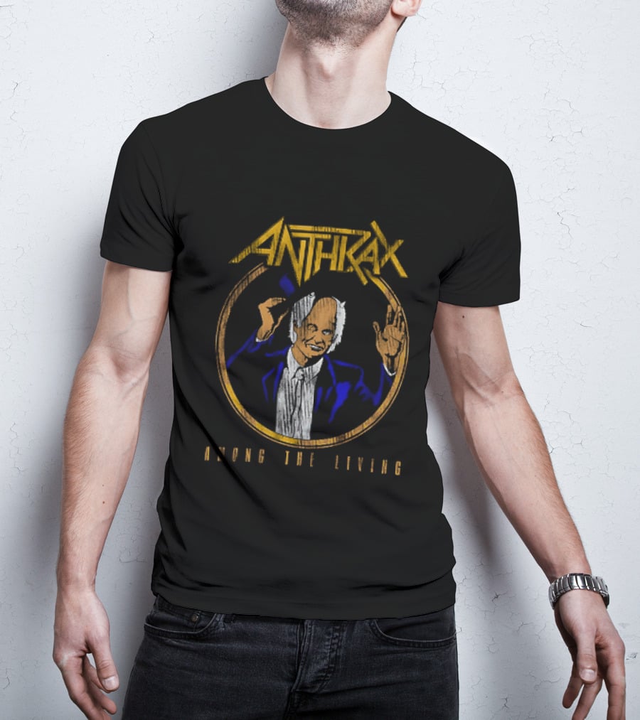 Anthrax Among The Living Randall Flagg Band Music T-Shirt