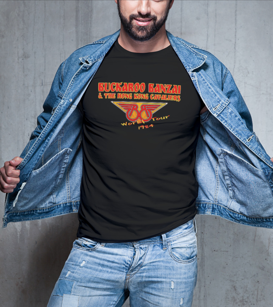 Buckaroo Banzai And The Hong Kong Cavaliers World Tour 1984 Retro BB Wings T-Shirt