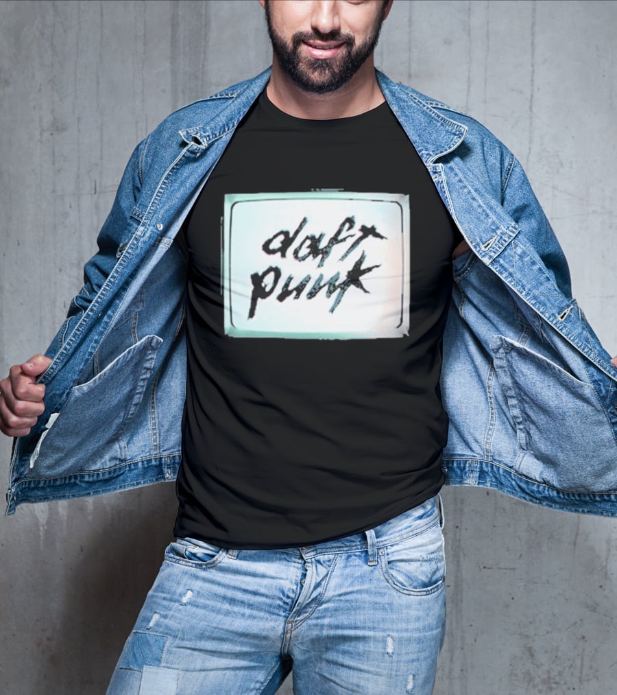 Daft Punk Human After All Vintage Television T-Shirt