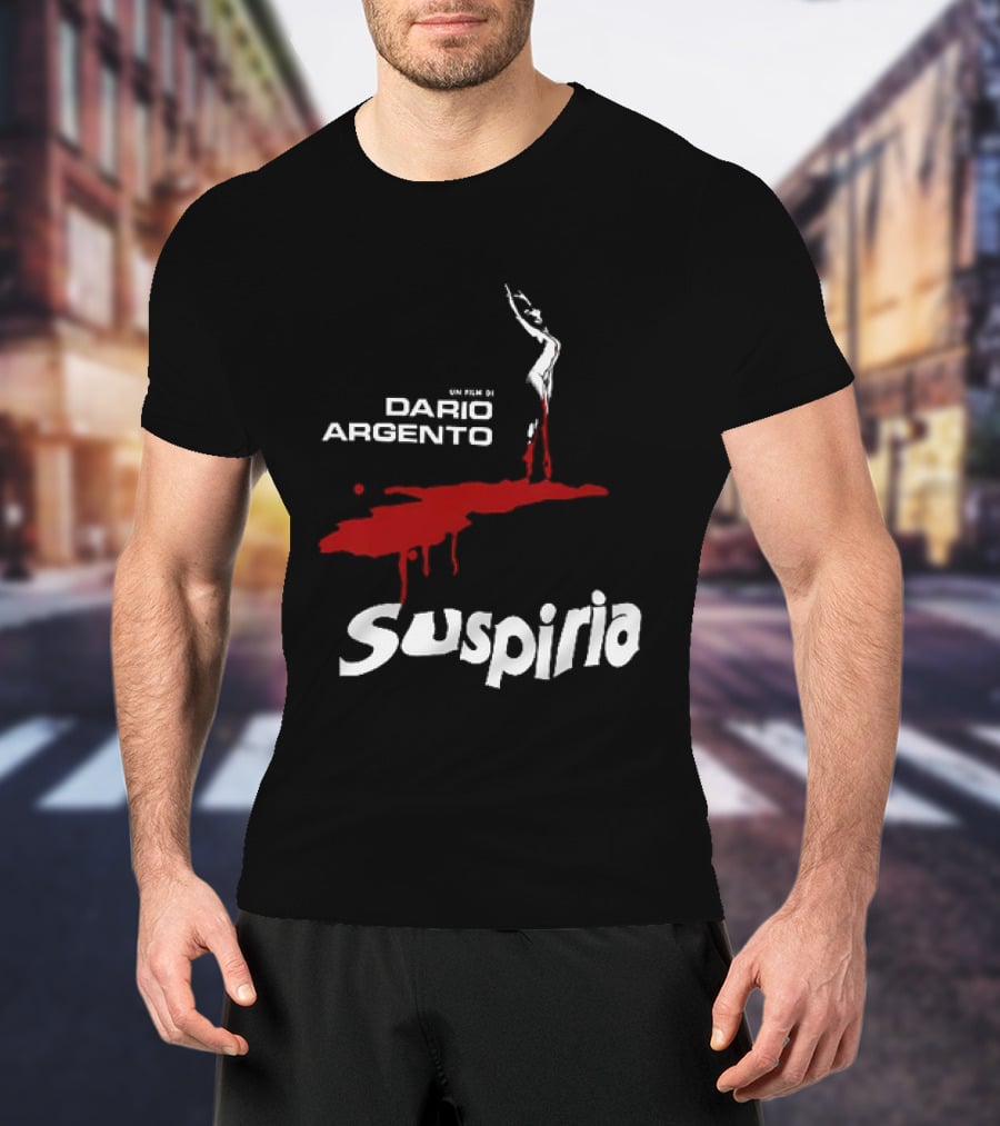 Dario Argento Suspiria Horror Classic Red Drip T-Shirt