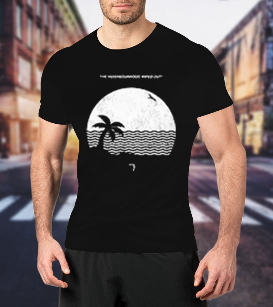 The Neighbourhood Wiped Out Album Palm Tree Beach Scene T-Shirt