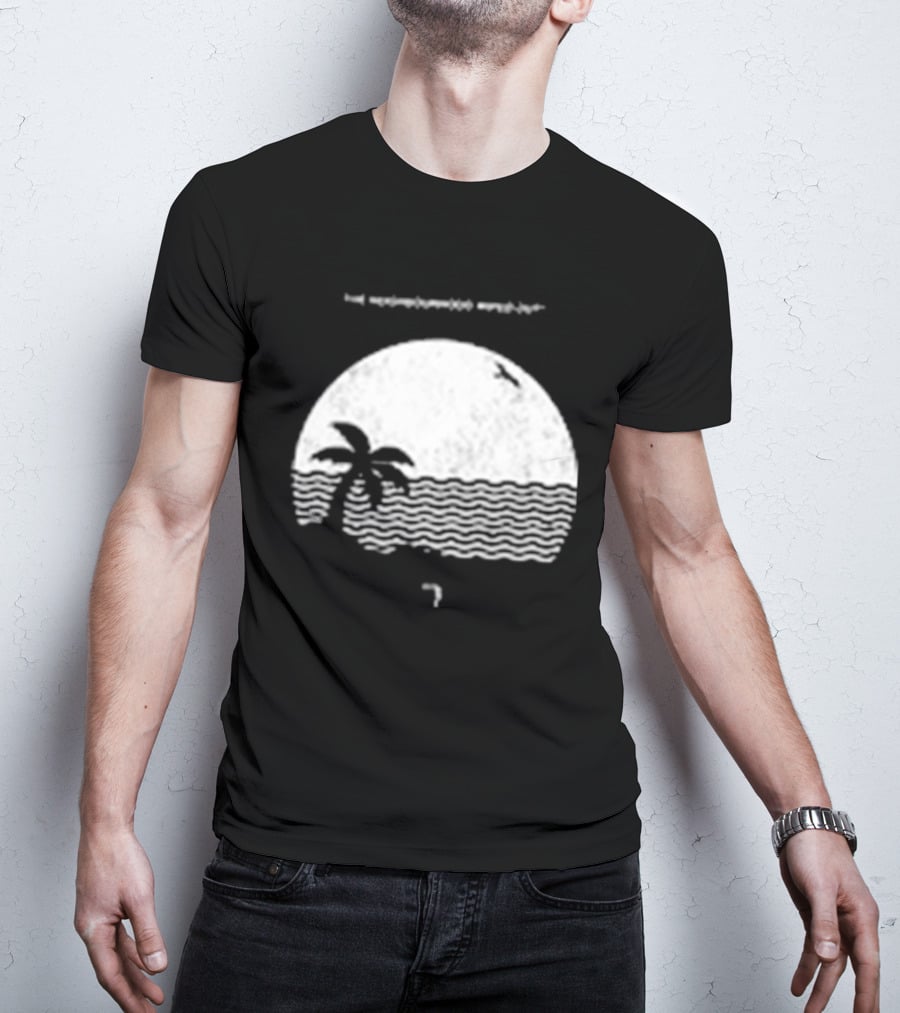 The Neighbourhood Wiped Out Album Palm Tree Beach Scene T-Shirt