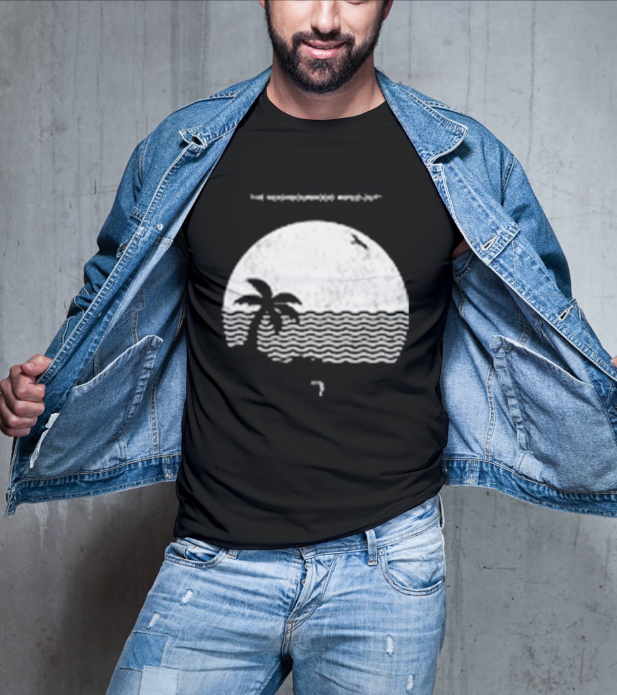 The Neighbourhood Wiped Out Album Palm Tree Beach Scene T-Shirt