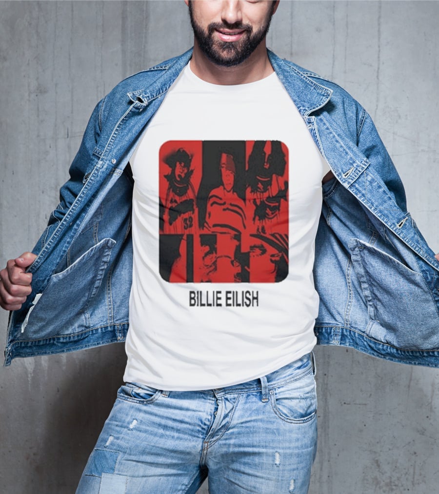 Billie Eilish Thermal Be Collage Photo T-Shirt