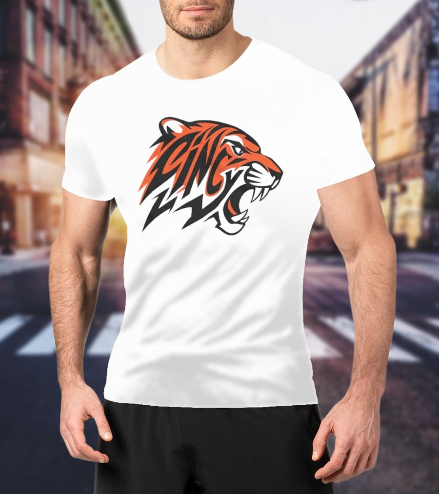 Cincy Tiger Stripes Roaring Bengal T-Shirt