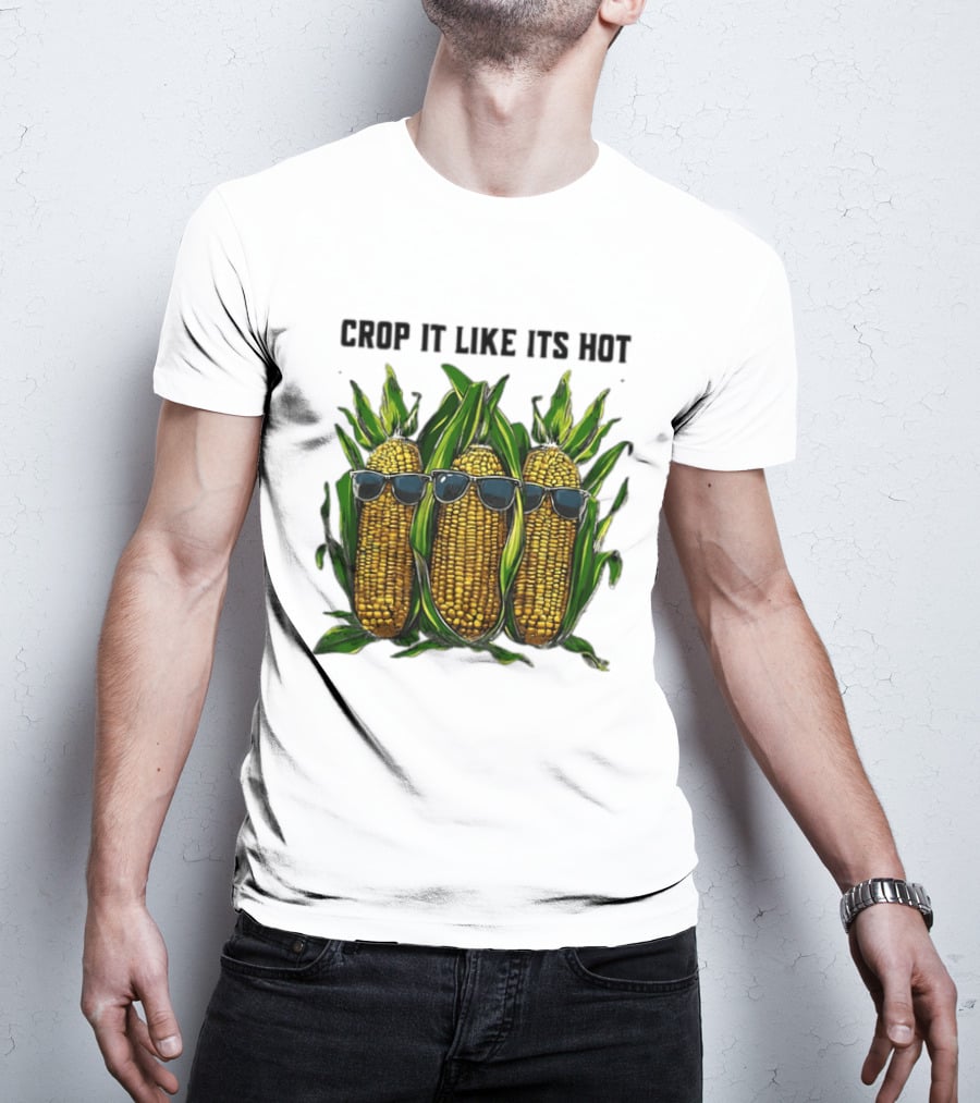 Crop It Like It's Hot Corn Sunglasses T-Shirt