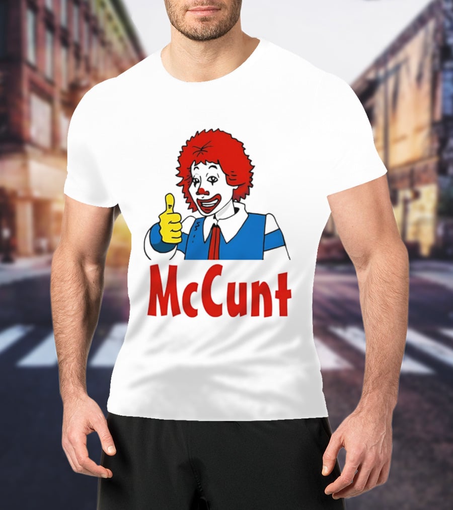 Ronald McDonald McCunt Thumbs Up Red Hair Blue Outfit T-Shirt
