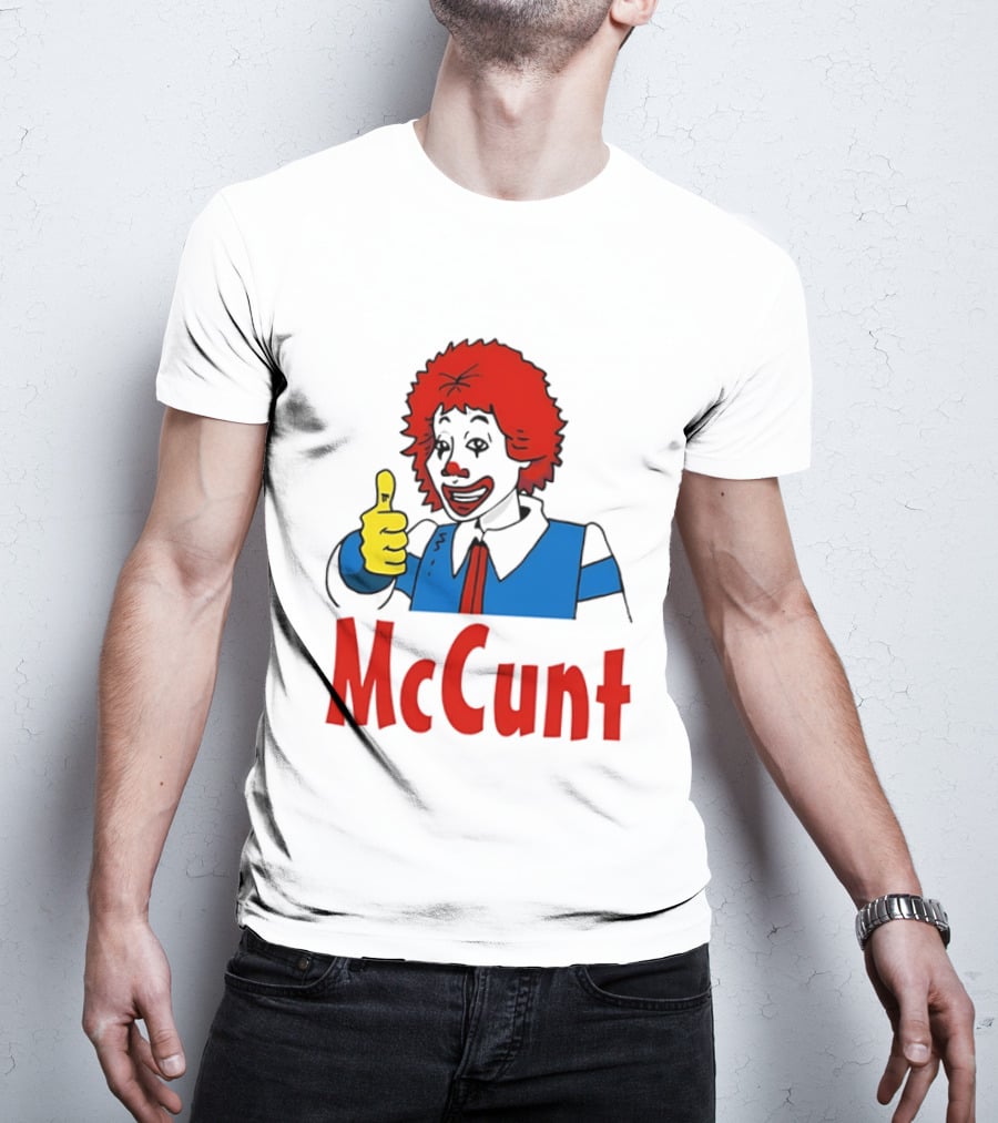 Ronald McDonald McCunt Thumbs Up Red Hair Blue Outfit T-Shirt