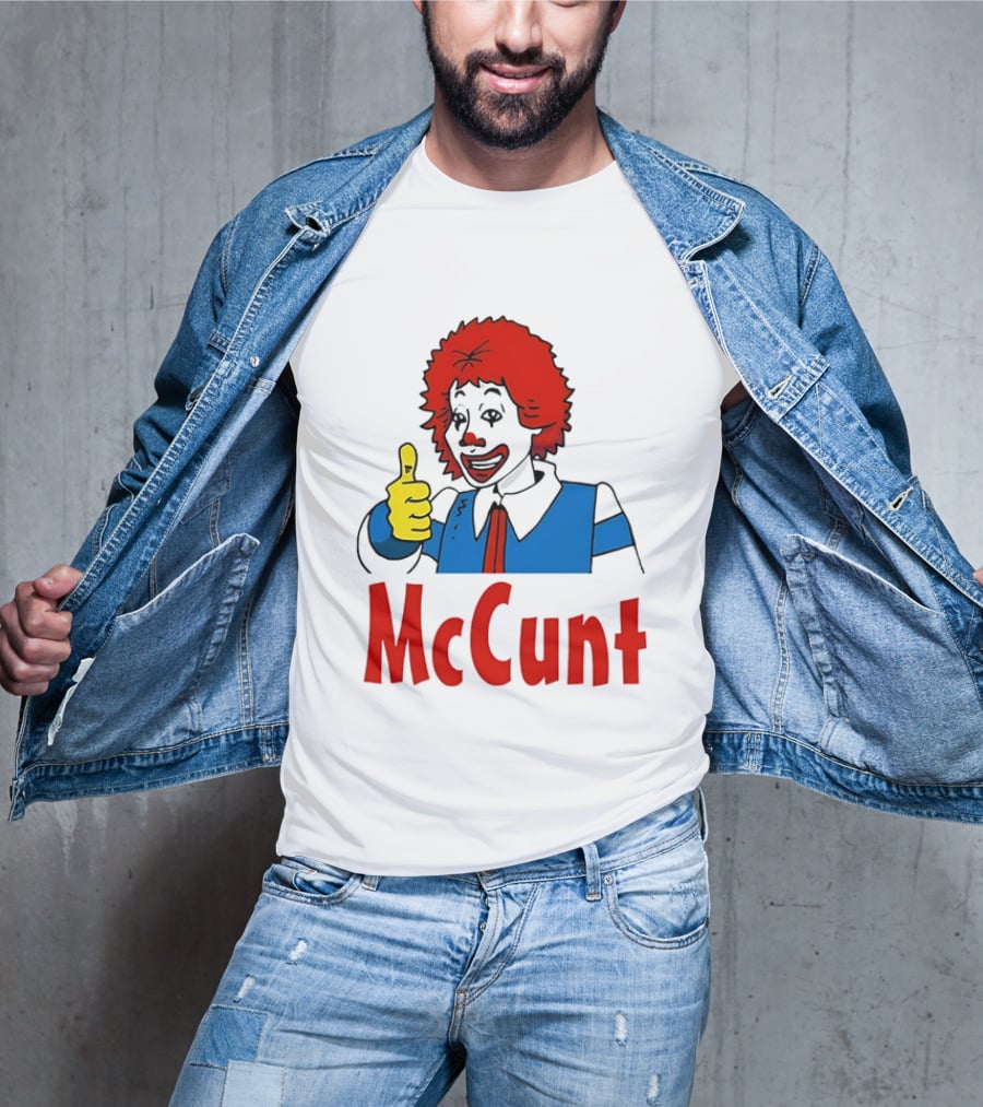Ronald McDonald McCunt Thumbs Up Red Hair Blue Outfit T-Shirt