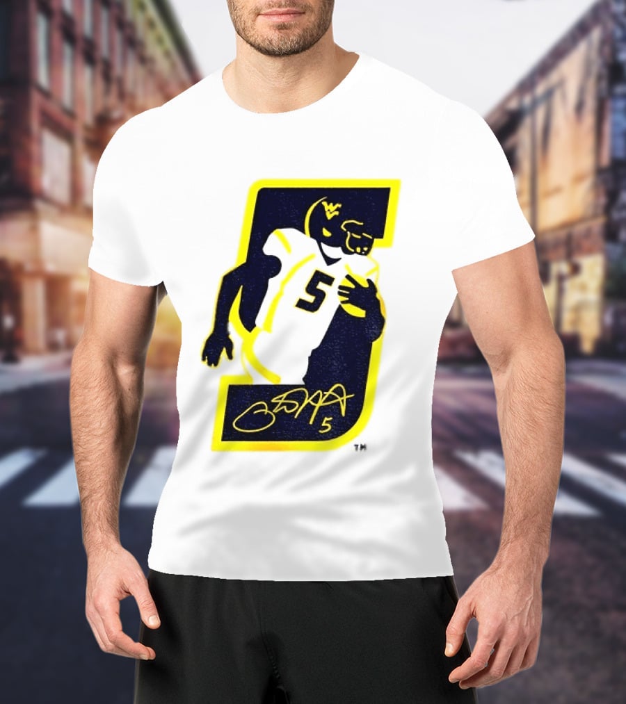 Thank You Pat White 5 West Virginia Mountaineers Retirement 84 T-Shirt
