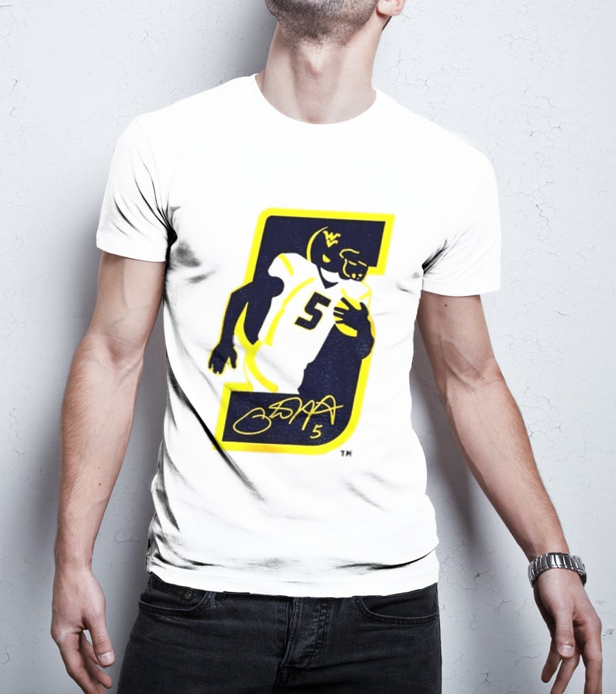 Thank You Pat White 5 West Virginia Mountaineers Retirement 84 T-Shirt