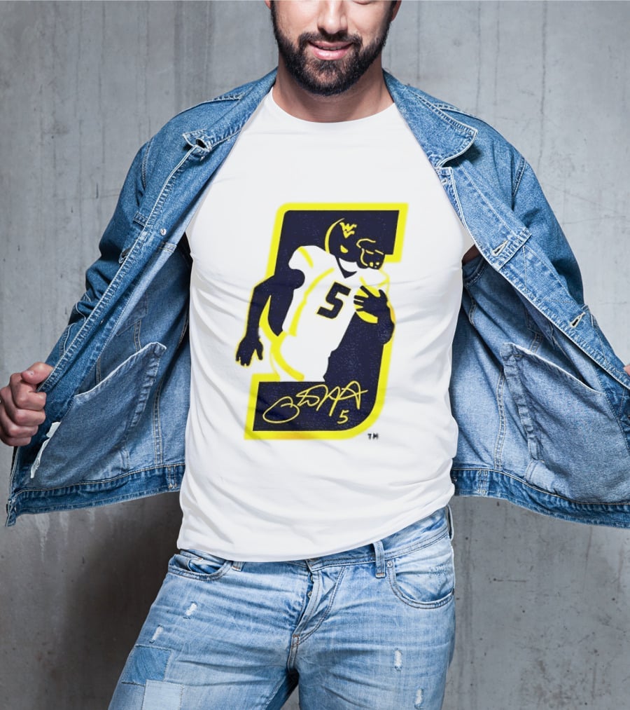 Thank You Pat White 5 West Virginia Mountaineers Retirement 84 T-Shirt