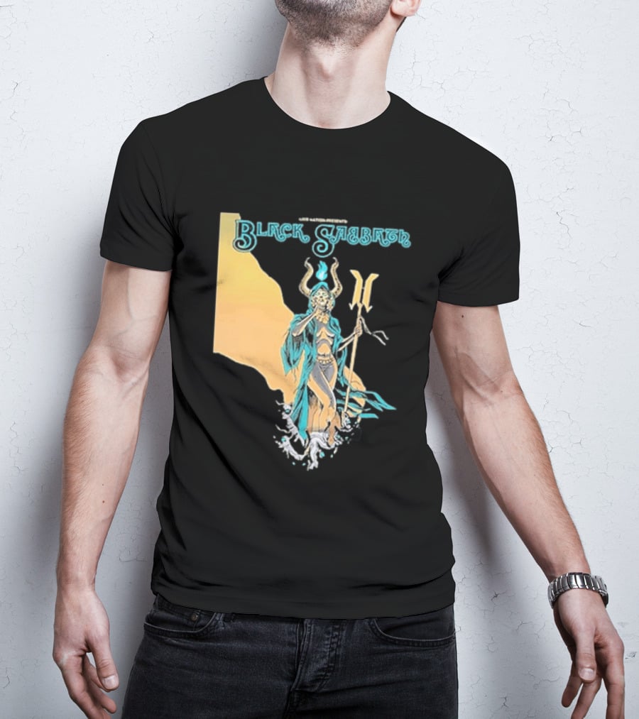 Black Sabbath BB&T Pavilion Camden NJ August 19 2026 Mythical Deity T-Shirt
