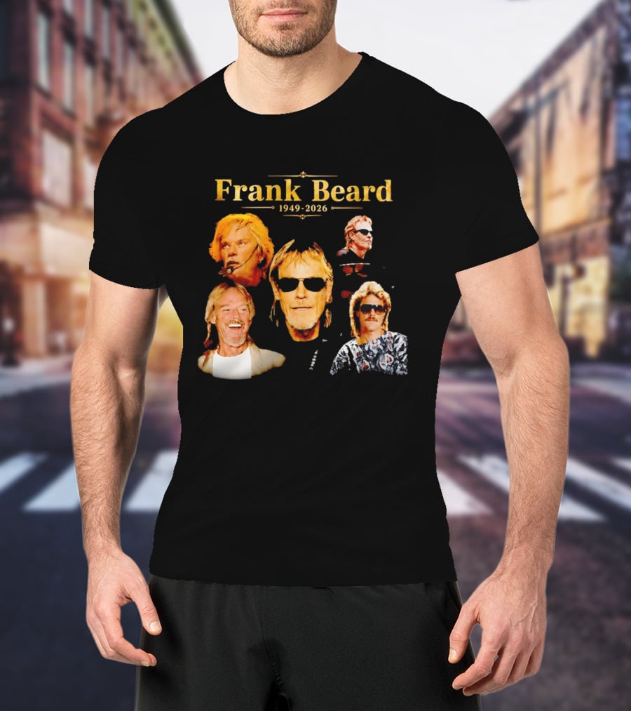 Frank Beard 1949 2026 Memorial Collage T-Shirt