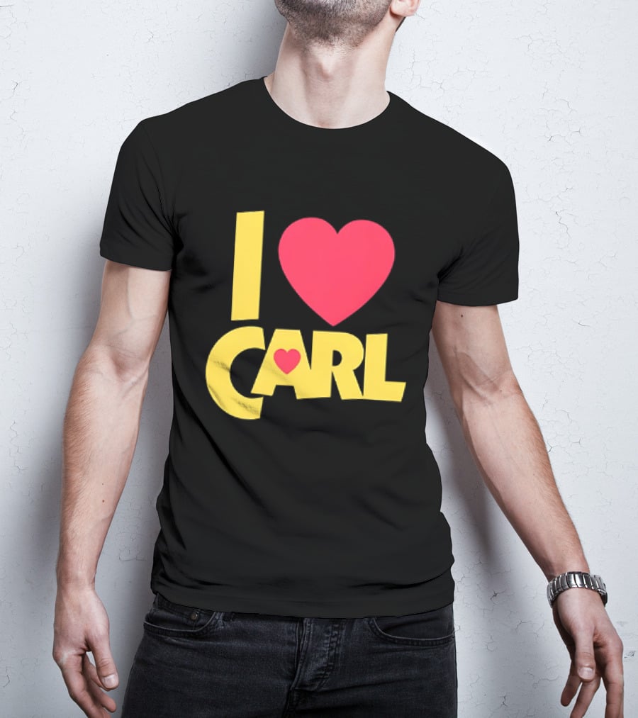 I Love Carl Heart Dungeon Crawler T-Shirt