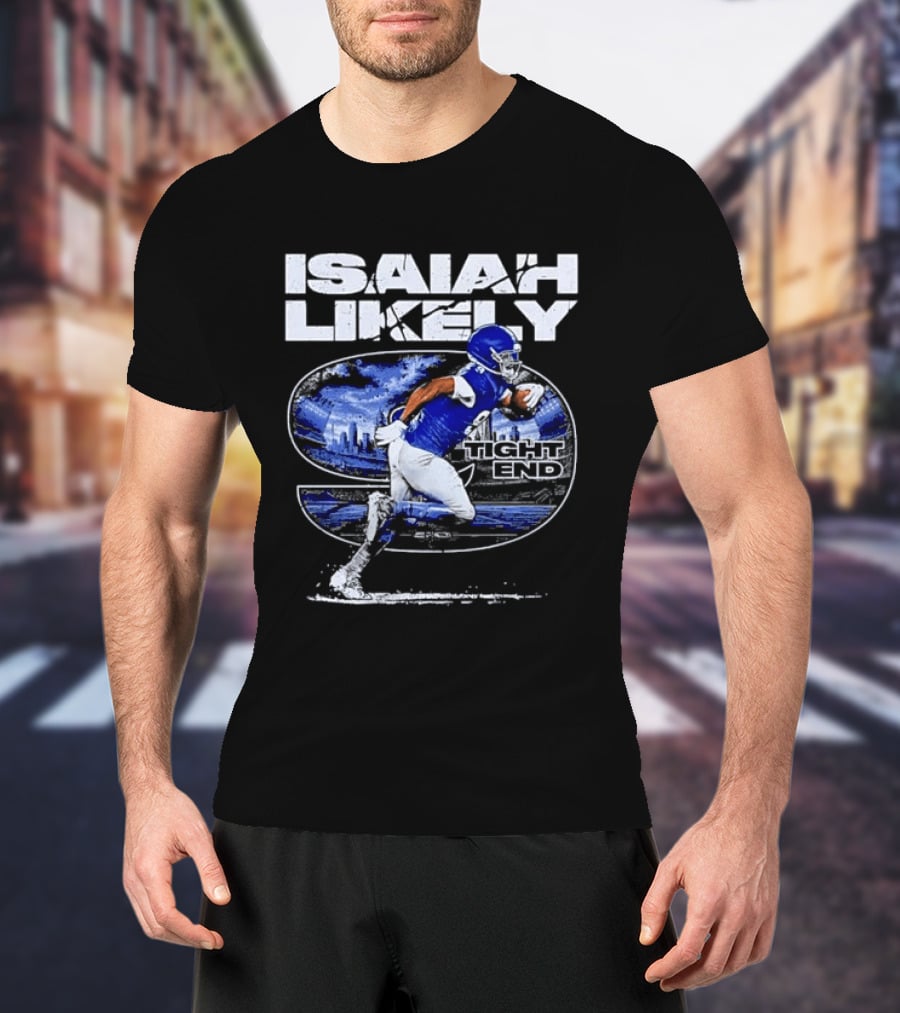 Isaiah Likely Tight End New York Giants Player T-Shirt