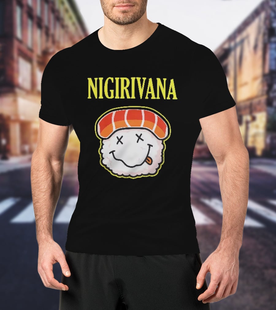 Nigirivana Sushi Nigiri Smile Face T-Shirt