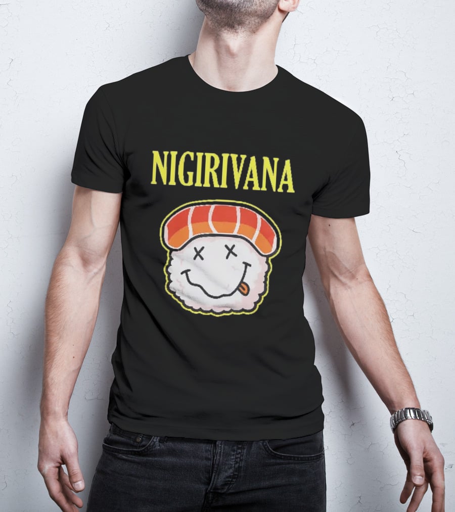 Nigirivana Sushi Nigiri Smile Face T-Shirt