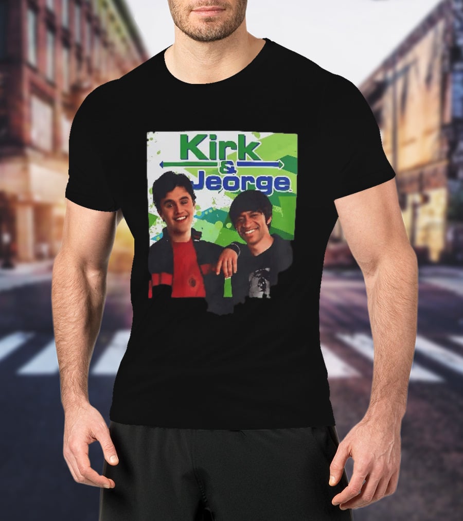 Kirk & Jeorge Drake & Josh TV Show Inspired Green T-Shirt